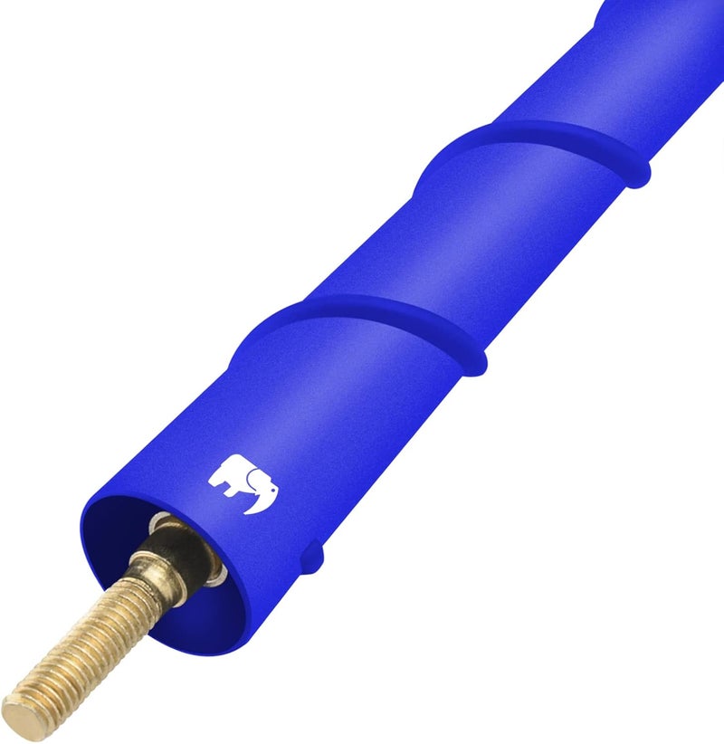 ONE250 8" inch Spiral Flexible Copper Core Antenna, Compatible with Jeep Wrangler JK JKU JL JLU Rubicon Sahara Gladiator (JL) [JT] Renegade Cherokee - Designed for Optimized FM/AM Reception (Blue) - Image 5