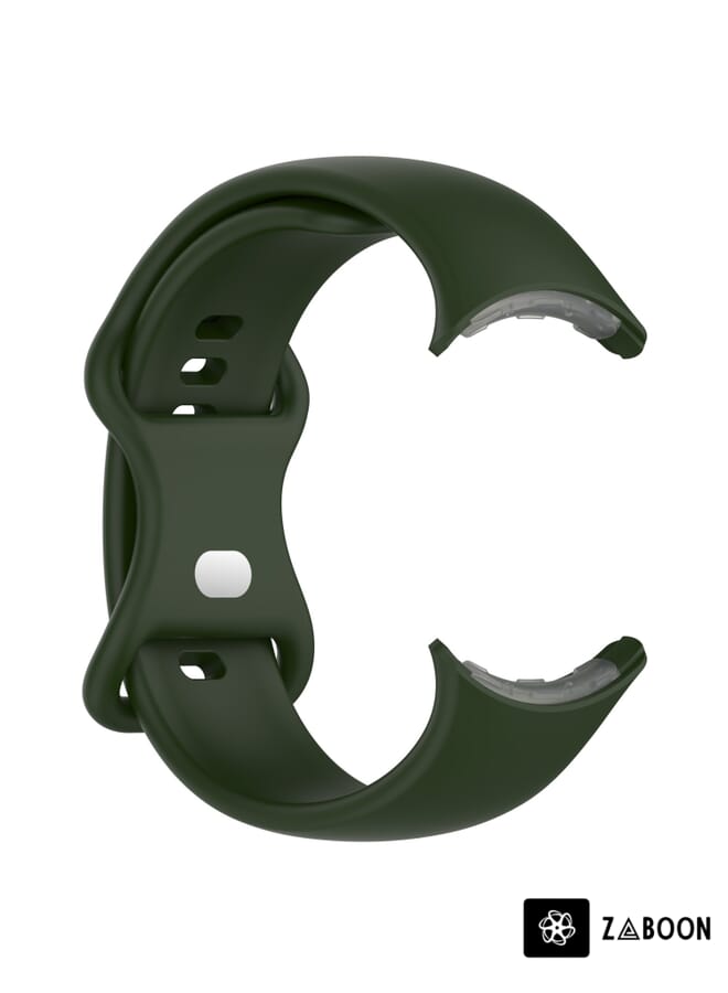 Zaboon Google Pixel Watch Loop Type Solid Color Silicone Watch Band, Size:L - Image 2