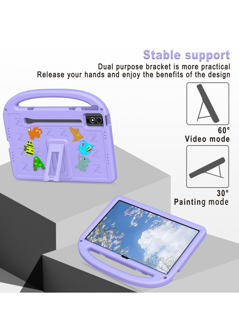 Children's Protective Case for Lenovo Tab P12 12.7 Inch 2023 TB-370FU TB-371FC﻿ Lenovo Xiaoxin Pad Pro 12.7 Inch TB-373FU TB-375FC﻿  Lenovo Xiaoxin Pad Plus 12.7 Inch 2025 , shockproof cover with shoulder strap bracket - Image 3