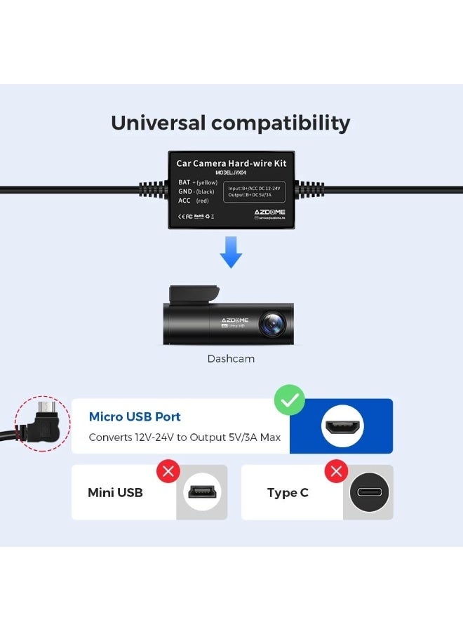 أزدوم وصلة وقوف داش كام ازدوم AZDOME M300S & M301 HW03L - Image 2