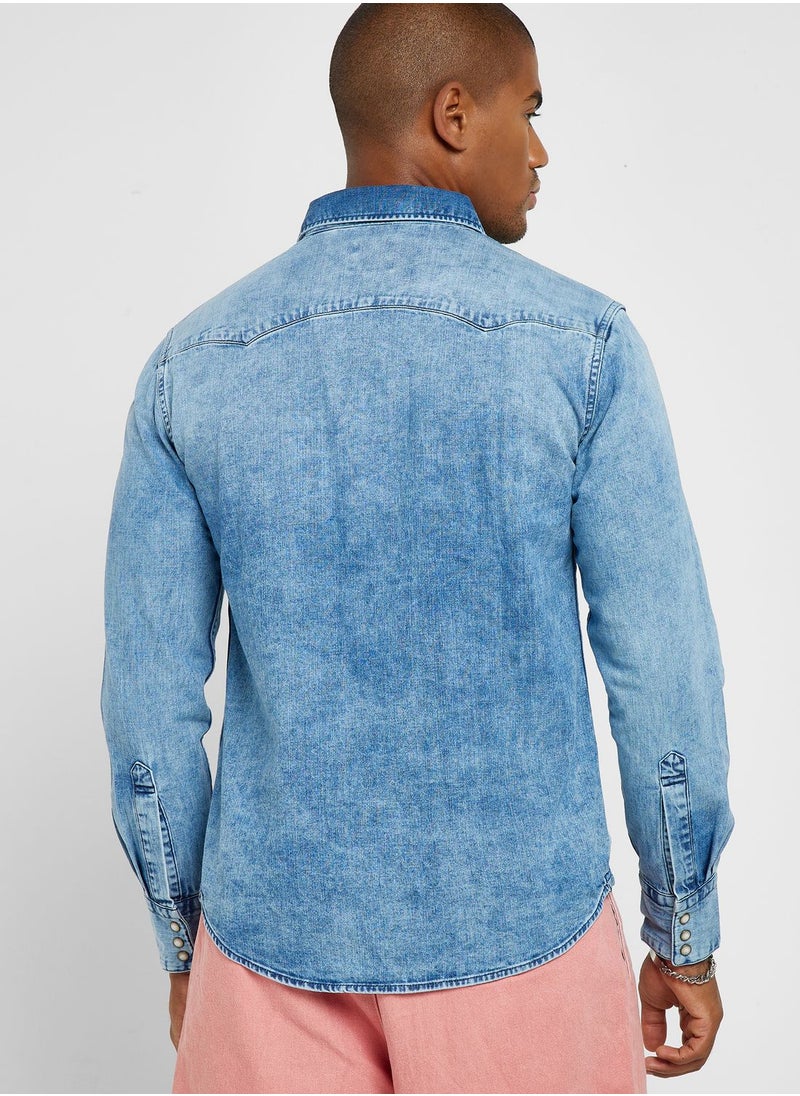 Levi's - Slim Fit Denim Shirt - Image 1