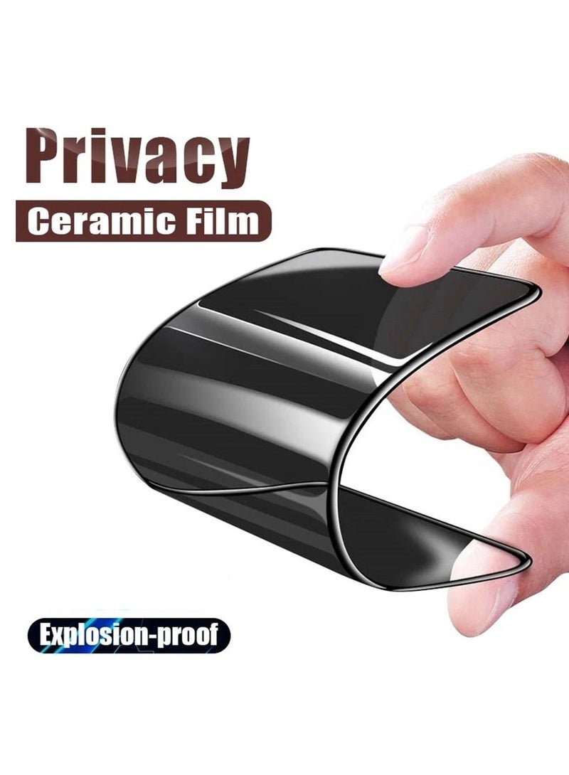 BURAQ Samsung Galaxy S23 Plus Ceramic Privacy Protector - 9H Super Hardness Anti Peeping Privacy Film Screen Protector For Samsung Galaxy S23 Plus - Black  - Image 2