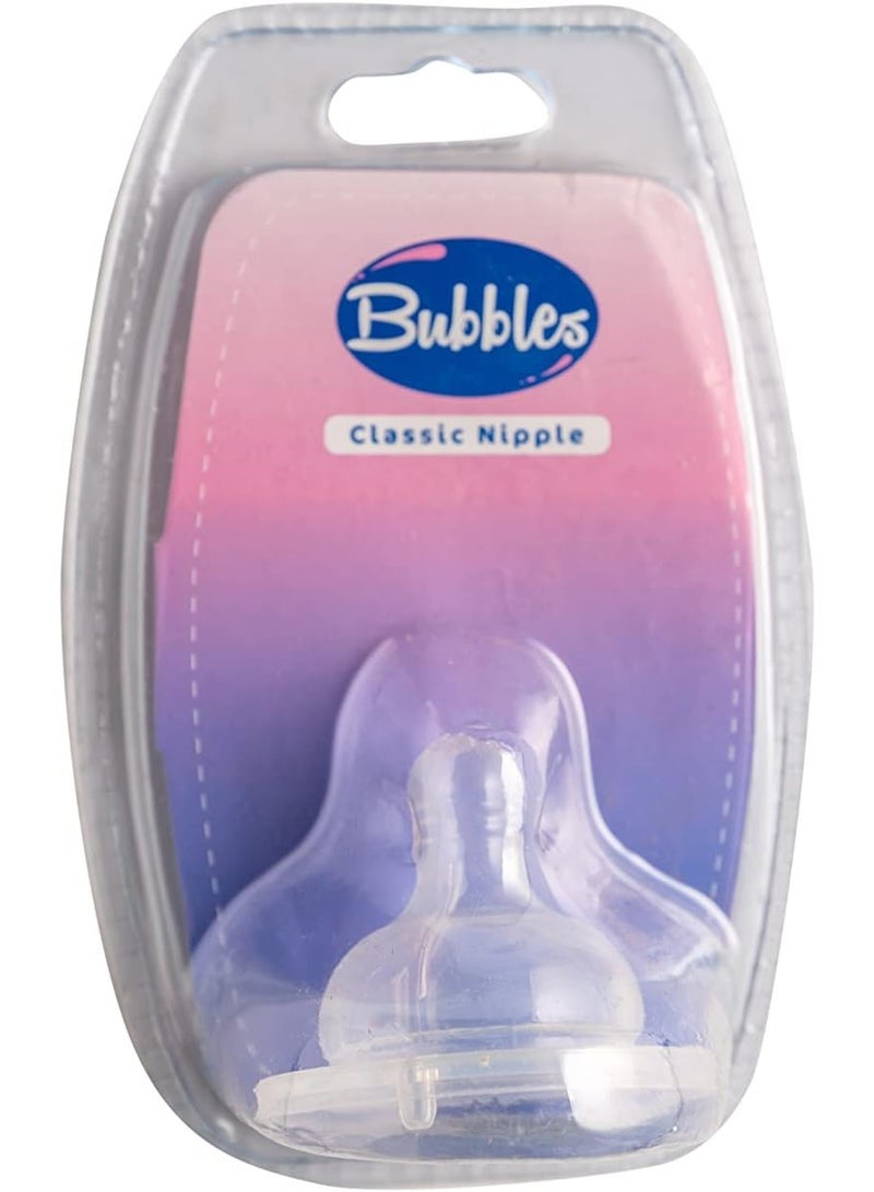 Bubbles Classic Nipple 2 months