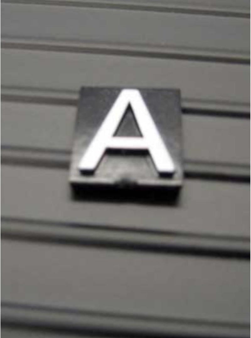 Quartet Characters for Magnetic Letter Boards Helvetica Font 1 Inch 128 Characters per Set White M1 - Image 5