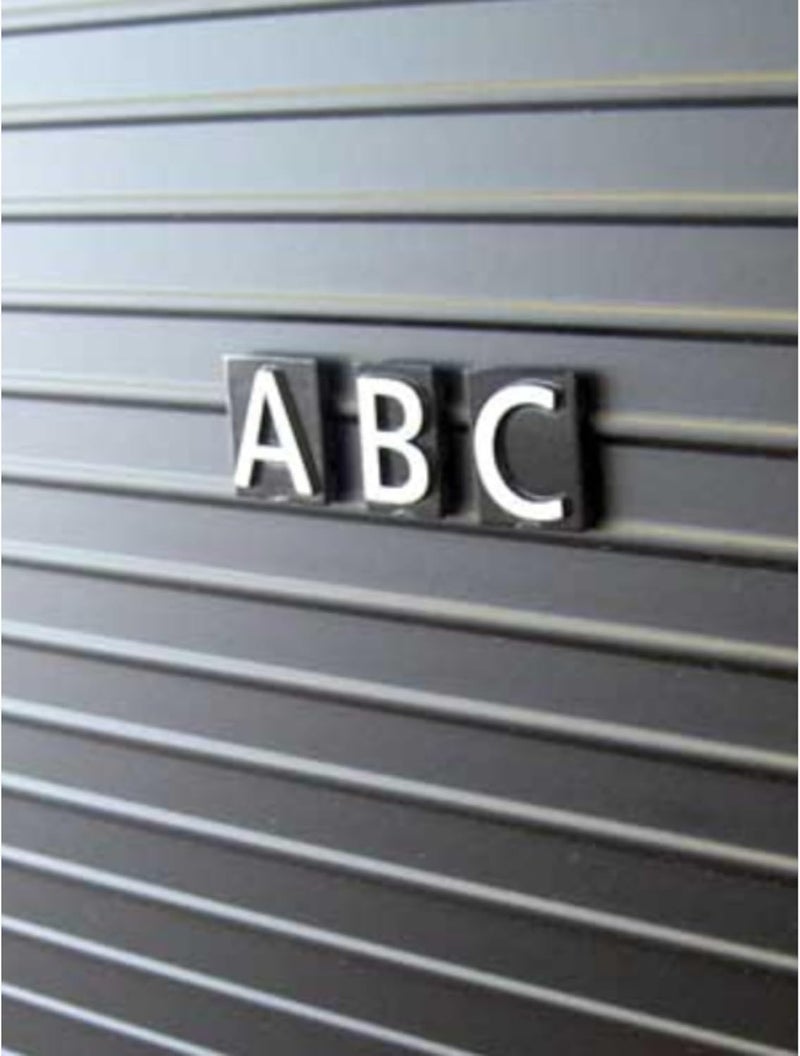 Quartet Characters for Magnetic Letter Boards Helvetica Font 1 Inch 128 Characters per Set White M1 - Image 3