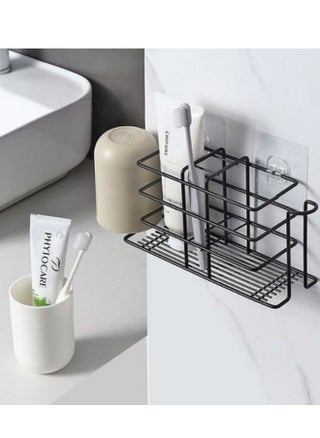 Toothbrush Holders For Bathroom,Wall Mounted Toothpaste And Toothbrush Holder With 5 Slots And 2 Cup Positions,For Toothpaste,Facial Cleanser,Comb - pzsku/Z5ACAD4433C77F9C7E7D4Z/45/_/1712992205/352e8a4a-bd95-4bba-8b2e-edcd10d55cc7