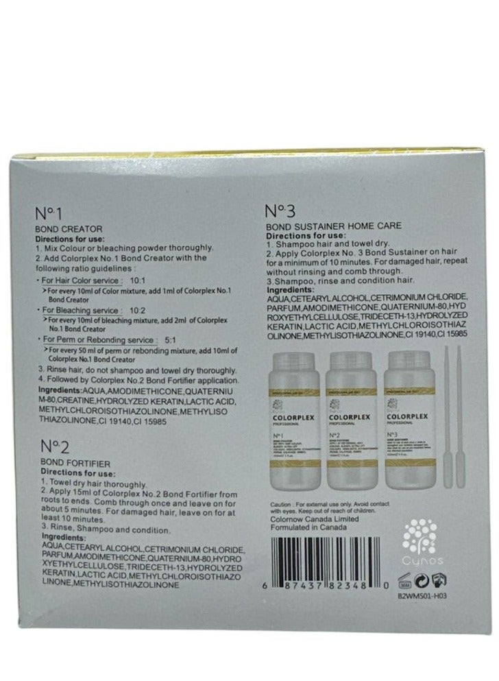 COLORPLEX FROFESSIONAL STRONGER BONDS , SHINIER AND HEALTHIER HAIR 3*150ML - Image 3