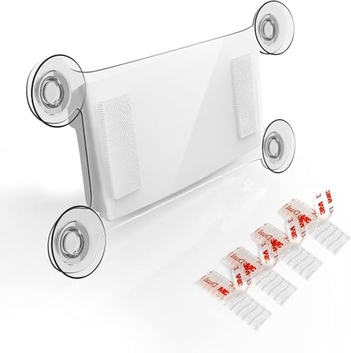 ChengFu حامل تشينغفو EZ - حامل IZoom/IPass/تذكرة المرور/حامل جهاز الإرسال متوافق مع معظم ولايات الولايات المتحدة لحامل تذكرة المرور مع قاعدة شفط زجاجية (تشمل 4 شرائط تثبيت) - Image 5