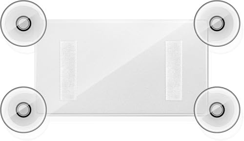 ChengFu حامل تشينغفو EZ - حامل IZoom/IPass/تذكرة المرور/حامل جهاز الإرسال متوافق مع معظم ولايات الولايات المتحدة لحامل تذكرة المرور مع قاعدة شفط زجاجية (تشمل 4 شرائط تثبيت) - Image 3