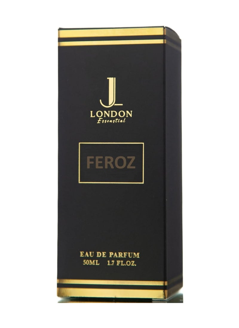 JAN LONDON - JAN LONDON ESSENTIAL - FEROZ EDP Perfume For Men And Women Long Lasting Unisex Fragrance Inspired Perfumes for Ladies & Gents 50ml - Image 1