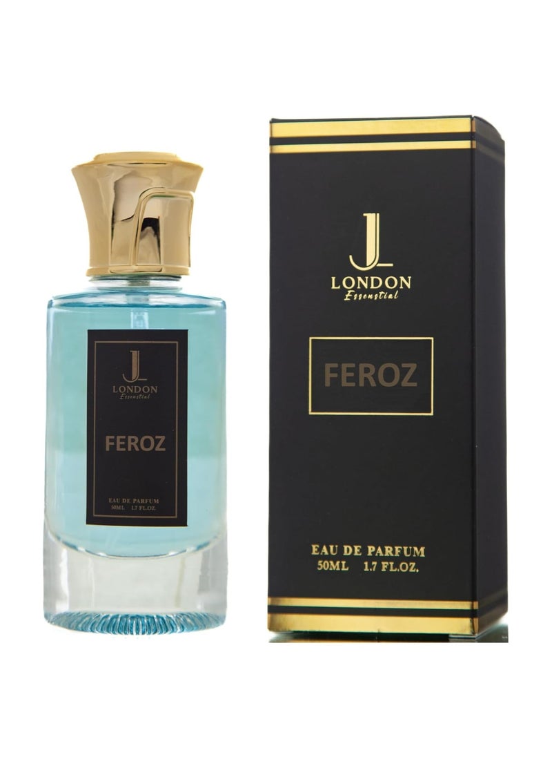 JAN LONDON - JAN LONDON ESSENTIAL - FEROZ EDP Perfume For Men And Women Long Lasting Unisex Fragrance Inspired Perfumes for Ladies & Gents 50ml - Image 1