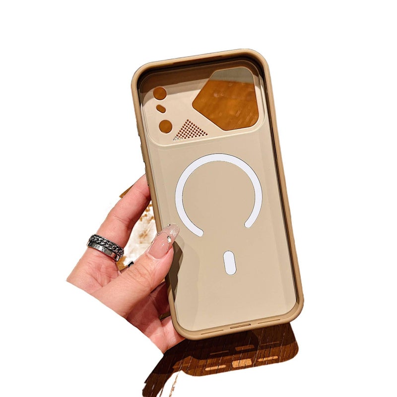 MagSafe Case | Shockproof Cover for iPhone 17 / 17 Air / 17 Pro / 17 Pro Max | PC | Star Orange | Drop Protection - Image 3