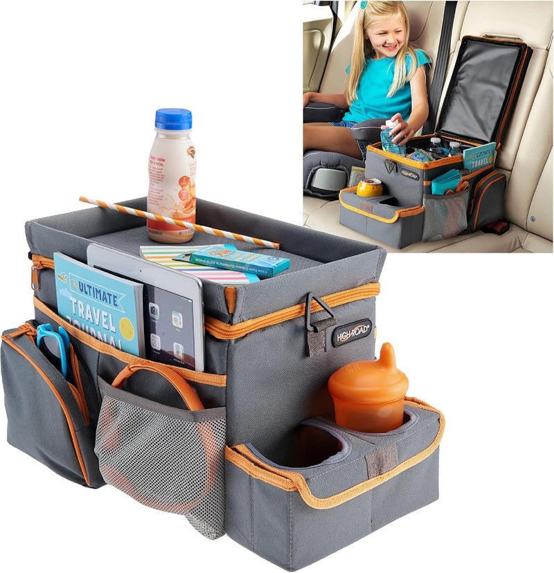 High Road CarHop Car Seat Organizer with Tray and Cooler - Image 1