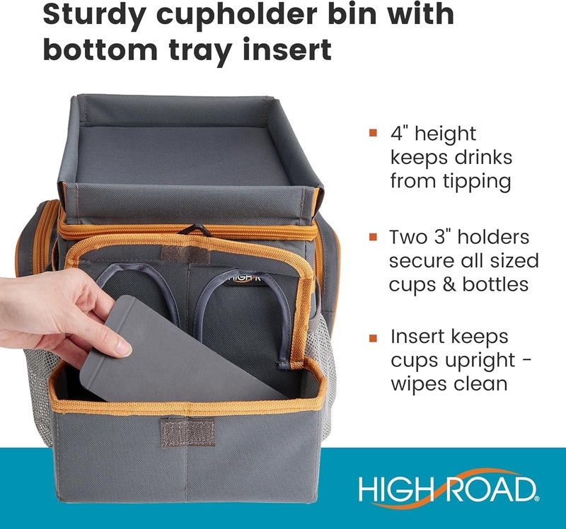 High Road CarHop Car Seat Organizer with Tray and Cooler - Image 5