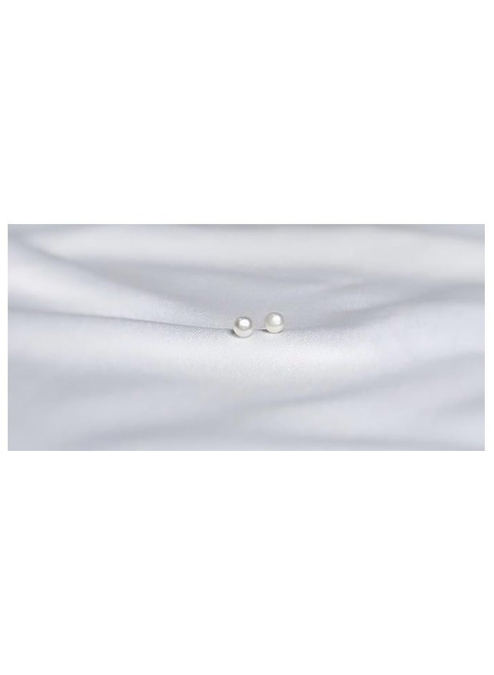 بونكا مجموعة أقراط بونكا الأنيقة للفتيات والنساء تستحقها كل امرأة  أقراط اللؤلؤ - Image 3