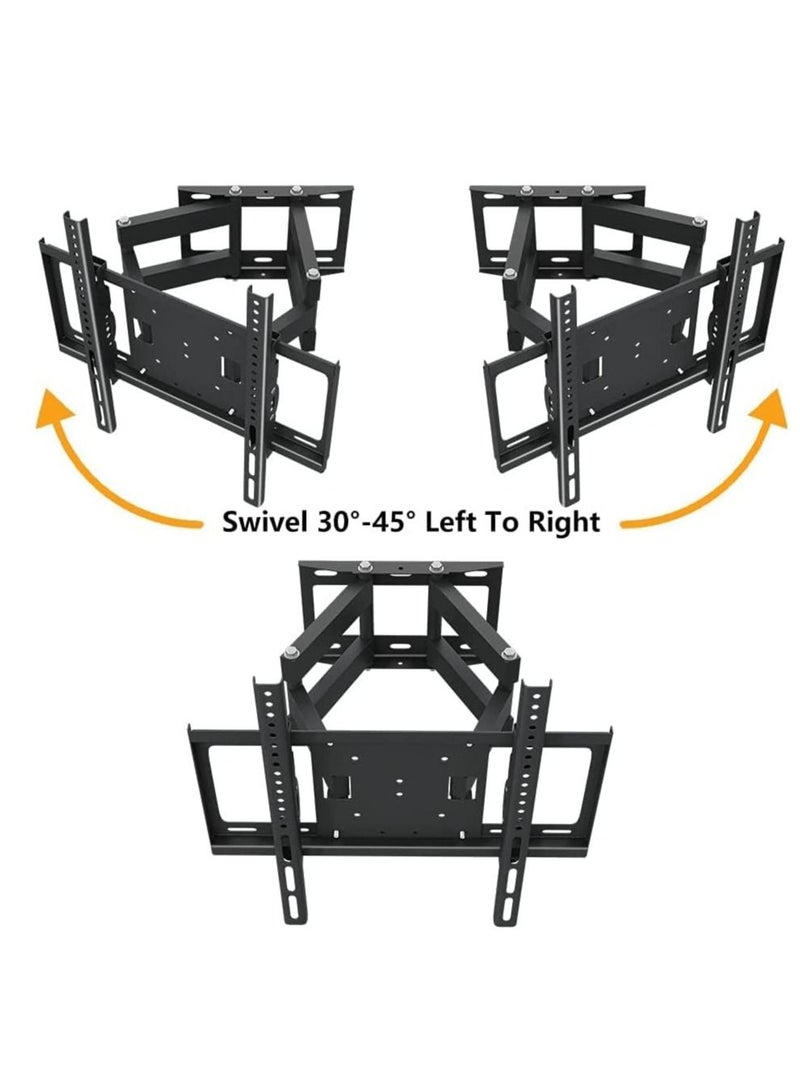 TV Stand/Television Stands for 26-75 Inch TV. Wall Mount TV Stand with Rugged Double Arm Bracket, Standard Load-bearing 26"-55", Maximum size 75 inch, Universal TV Stand Holds Up to 40kg - Image 5