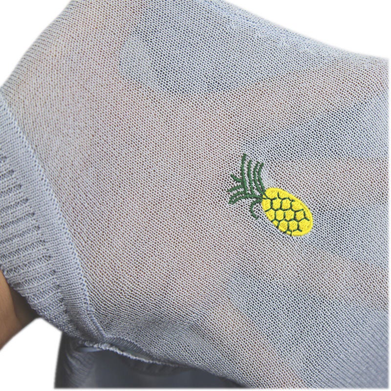 2024 New Girls Knit Cardigan Breathable UV Protection Light blue