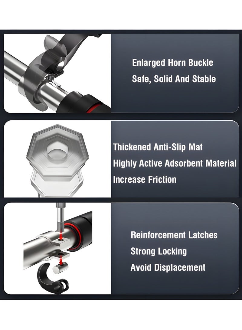 BIG MAX 82-130 cm Strength Training Adjustable Pull-up Bar Home Door Mind Gym Bar, Installation Without Screws, Gym Equipment Home Sport - Image 5