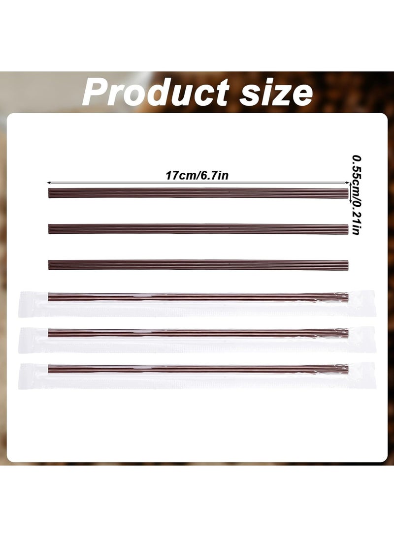 100-Pcs Individually Packed 4-Hole Straws, Food-Grade Eco-Friendly Material, Perfect for Coffee and Beverages - Image 5