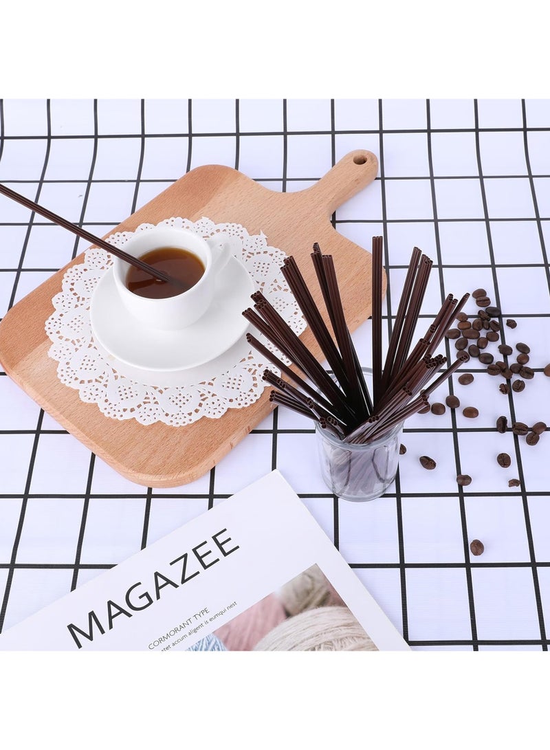 100-Pcs Individually Packed 4-Hole Straws, Food-Grade Eco-Friendly Material, Perfect for Coffee and Beverages - Image 3