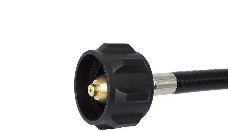 DozyAnt 4 Feet Propane Adapter Hose 1 lb to 20 lb Converter Replacement for QCC1/Type1 Tank Connects 1 LB Bulk Portable Appliance to 20 lb Propane Tank - Certified - Image 4