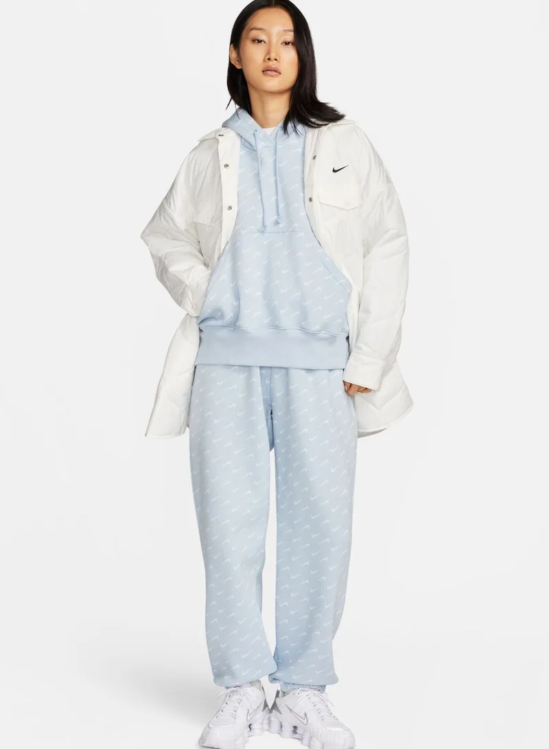Nike Nsw Phoenix Fleece All Over Printed Hoodie