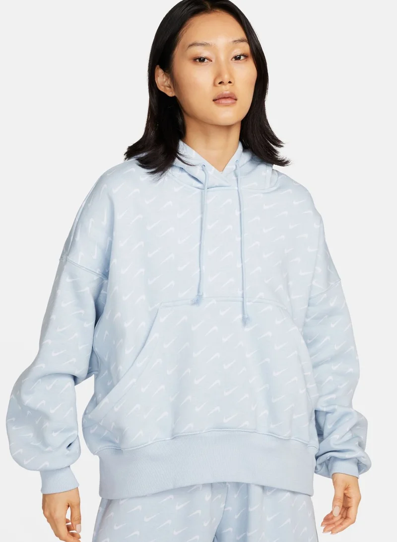 Nike Nsw Phoenix Fleece All Over Printed Hoodie