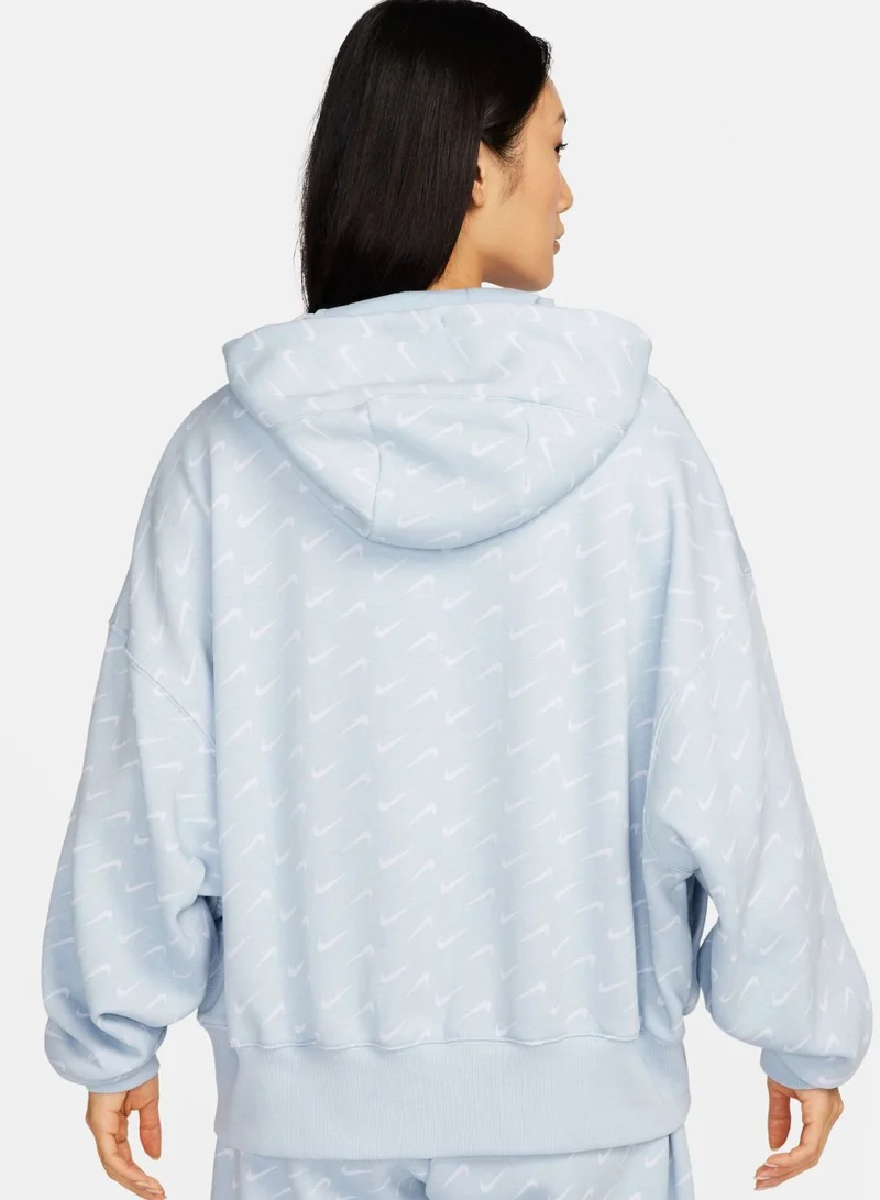 Nike Nsw Phoenix Fleece All Over Printed Hoodie