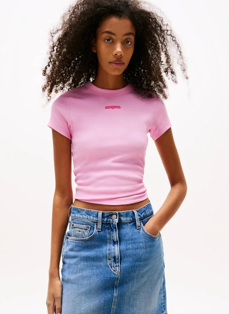 تومي جينز Logo Crew Neck T-Shirt