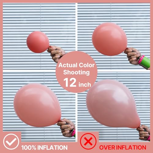 PartyWoo Dusty Pink Balloons 85pcs Different Sizes of 18 12 10 5 Inch Blush Pink Dusty Rose Boho Netural Balloon Arch Kit Garland for Baby Shower Princess Girl Birthday Party Decorations Pink-F01 - Image 3