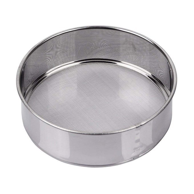 FLOUR SIFTER FOR BAKING 60 MESH STAINLESS STEEL 6INCH SMALL TAMIS ROUND SIFTERMINI FINE MESH FLOUR SIEVE6 INCH 60M MESH