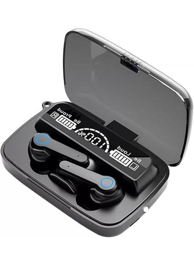 NEWEST - Imported M19 Wireless Earbuds Earphone Touch Headset Digital LED Display Headphone Sports Audifonos Microphone & Flashlight Deep Bass Immersive Stereo Sound Quality Long-Play Time Easy to Connect - Image 1
