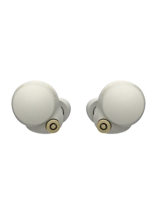 Sony WF1000XM4 Noise Cancelling Truly Wireless Earbuds Headphones Platinum Silver - Image 5