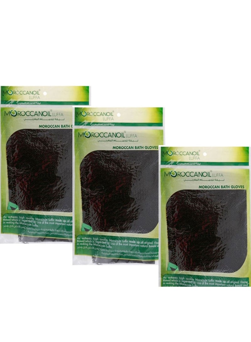 MOROCCANOIL 3-Piece Moroccan Glove Black - Image 1