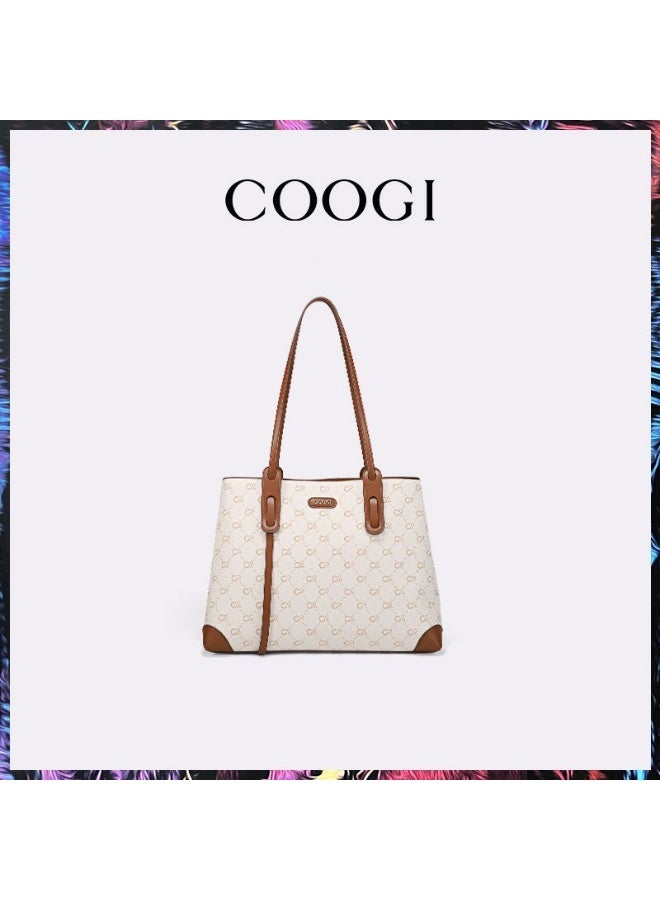 COOGI women's handbag - versatile tote bag with retro style, suitable for daily use, new model, large capacity, fashionable crossbody bag - Image 1