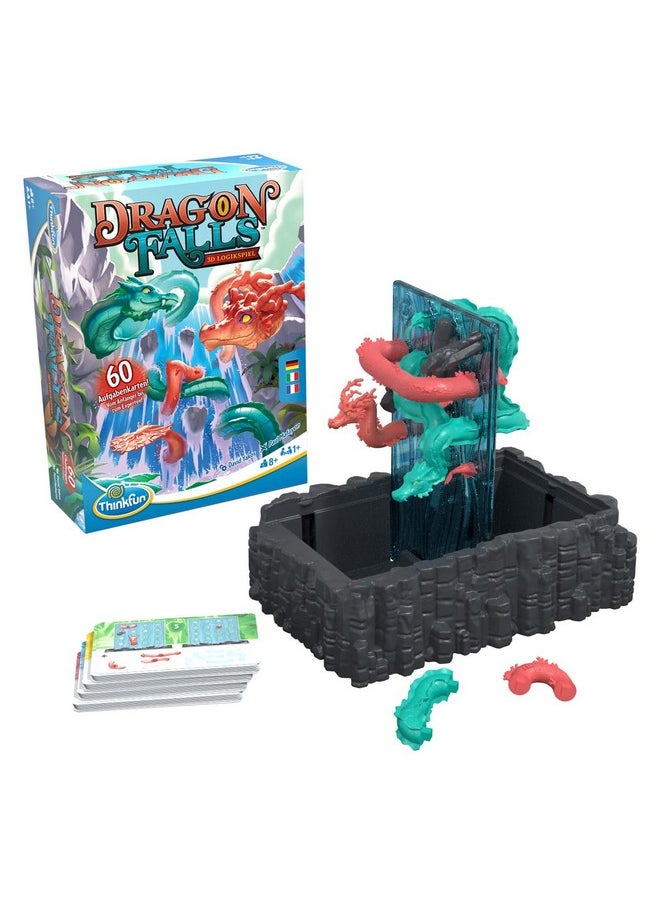 thinkfun Think Fun ThinkFun Dragon Falls Logic Puzzle Game: Single-Player Problem-Solving Game for Ages 8+. Ideal for Dragon Lovers & Brainteaser Enthusiasts  - Image 3