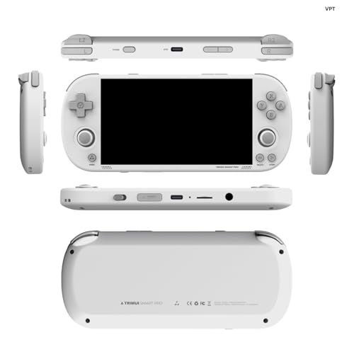TRIMUI Smart Pro Handheld Game Console Mini Game Player Compatible with More Than 20 formats of Games and 5 inch IPS HighDefinition Screen Portable Video Game Console White 64G - Image 3