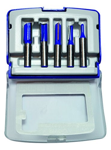 TIVOLY - Straight Router Bit Set 6 Pieces- 5/46" -8mm Shank - Carbide Blade - Diam 4-6-8-10-12mm - 5/32"-1/4"-5/16"-25/64"-15/32" - Image 4