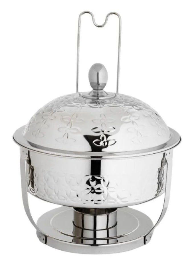 Maxima - Maxima Indian Engraved Stainless Steel Food Warmer - Image 1