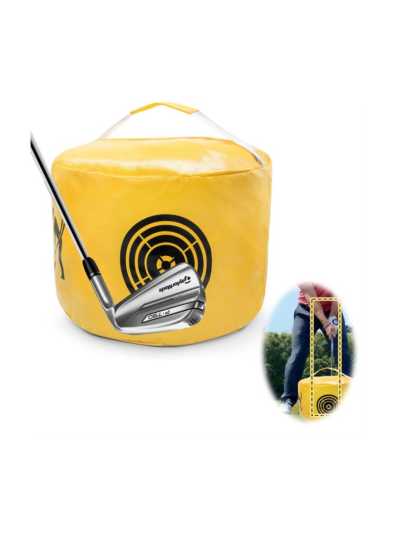 SYOSI Golf Impact Bag, Swing Trainer, Portable Power Hitting Practice Tool for Beginners, Waterproof and Durable Golf Swing Aid Accessory  - Image 1