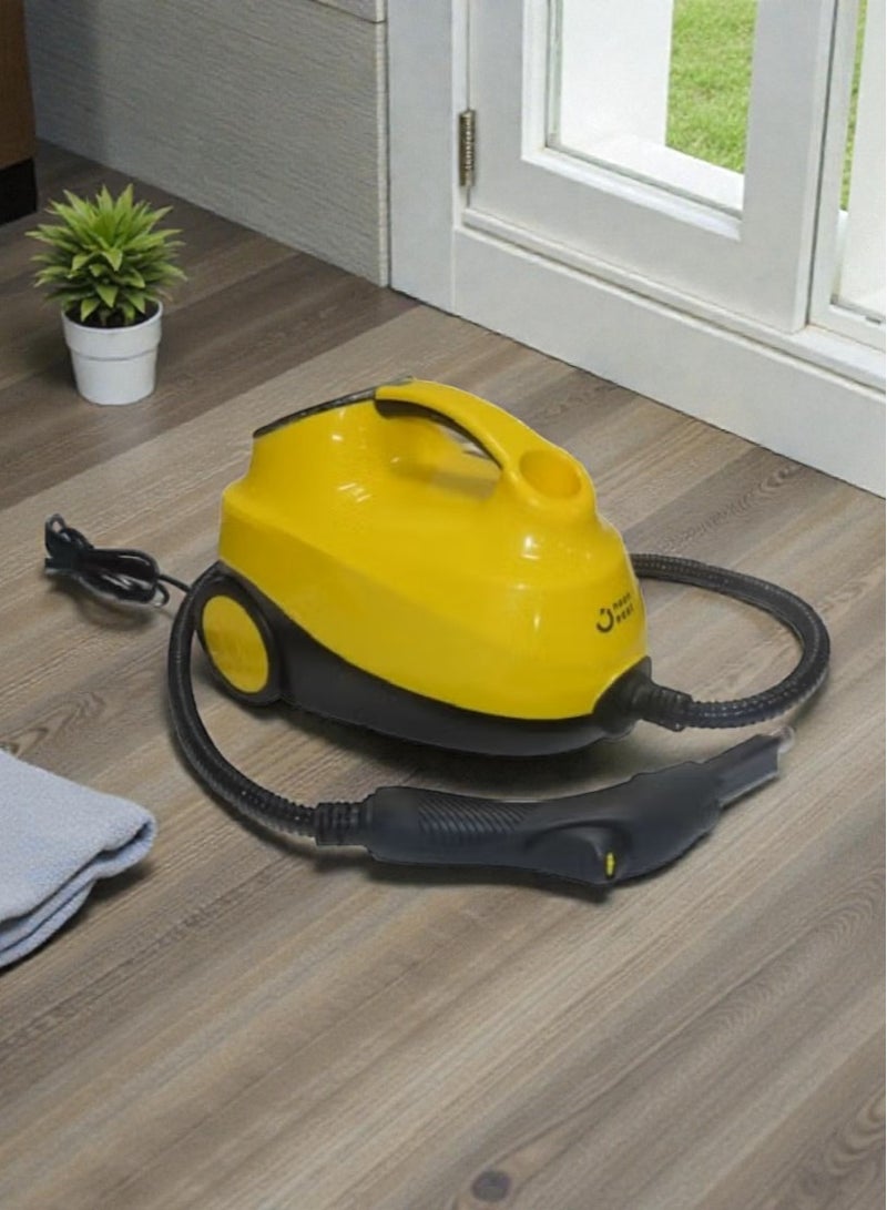 Noon East Multi-Purpose Steam Cleaner for Home – Deep Cleaning and Sanitizing for Floors, Tiles, Upholstery, and Kitchen Surfaces Yellow 407 x 248 x 255 mm Model CB-107C 2000W - Image 3