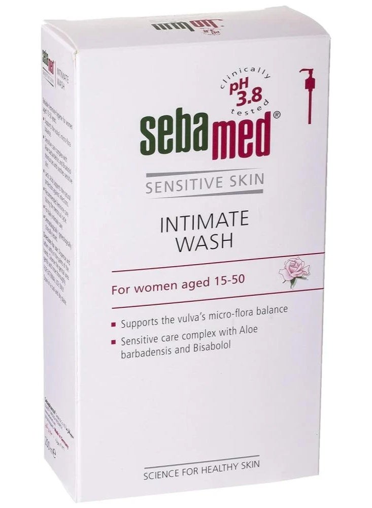 Sebamed Intimate Wash For Women Aged 15-50 Feminine Wash for Sensitive Areas 200ml - Image 2