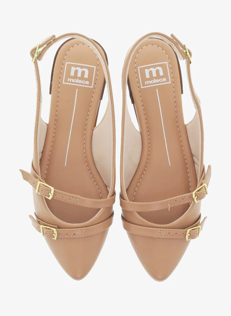 MOLECA Classic Slingback Pumps for Women – Elegant Low Heel Shoes | Comfortable Slip-On Design | Ladies Office & Formal Footwear | Stylish Back Strap Pumps for Work, Events & Daily Wear