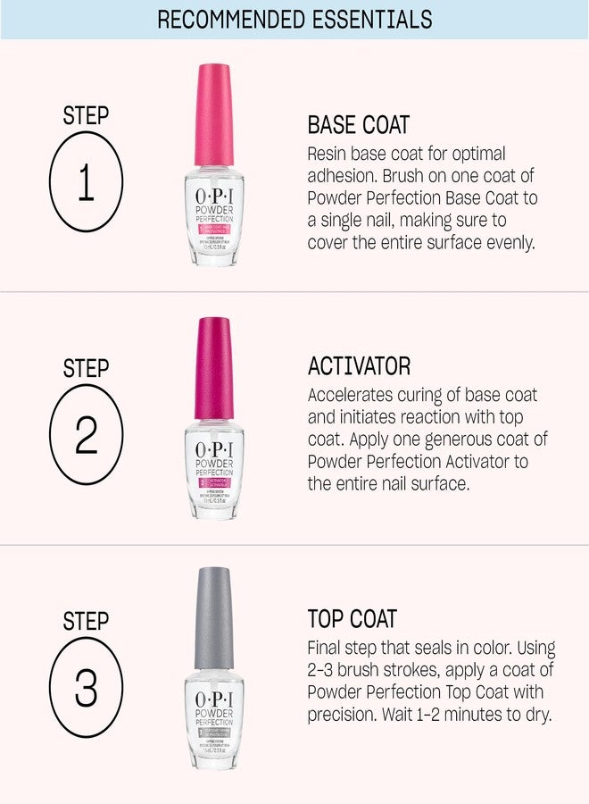 OPI Powder Perfection Baby Tee-l | Opaque Cool Dark Teal Crème Nail Dipping Powder | Acrylic Alternative | 1.5 oz - Image 5