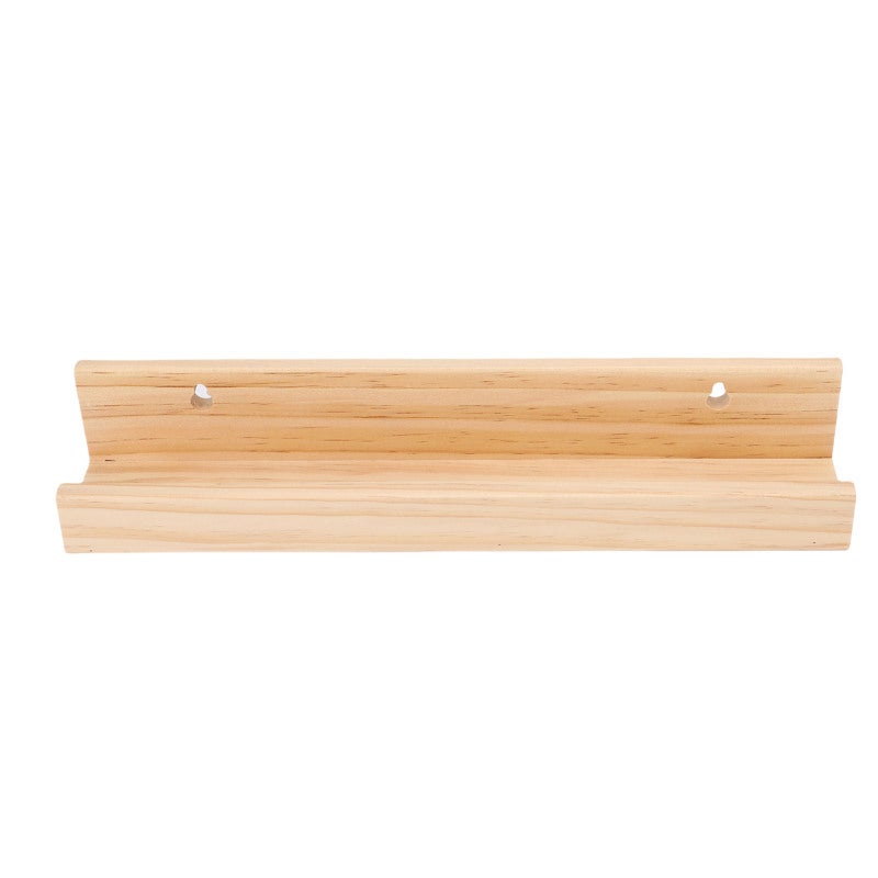 Wall Mounted Record Shelf: Pine Wood Exquisite Craftsmanship - Gallery Style Display Smart Design for Living Room Home Office Music Lovers - Image 3