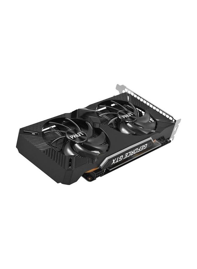 بالت بطاقة رسومات جيفورس GTX 1660 ثنائية المروحة بذاكرة GDDR5 سعة 6 جيجابايت أسود - Image 2