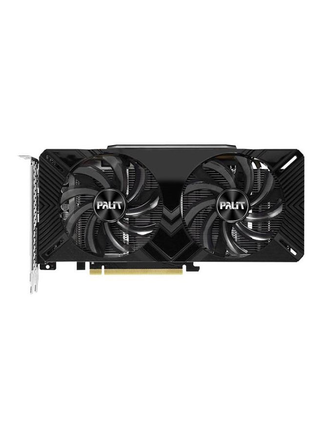 بالت بطاقة رسومات جيفورس GTX 1660 ثنائية المروحة بذاكرة GDDR5 سعة 6 جيجابايت أسود - Image 1