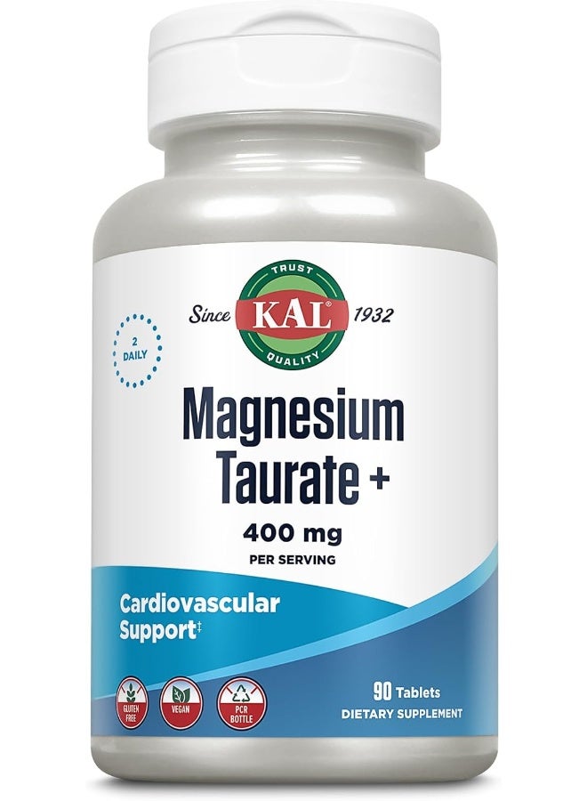 Kal Magnesium Taurate+, 400mg(90 Tablets) - Image 1