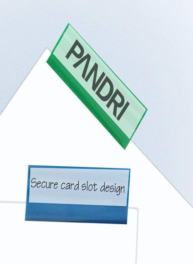 PANDRI فواصل مجلدات باندري، عبوة من 120 فاصلًا أبيض اللون مع 8 علامات تبويب وملاحظات لاصقة، فواصل مجلدات ورقية بحجم الرسائل للمدرسة والمكتب والمنزل والعمل - Image 5