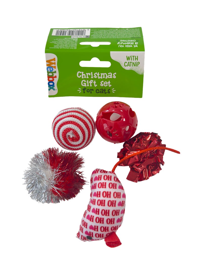 Webbox Festive - Christmas Cat Toy Gift Pack